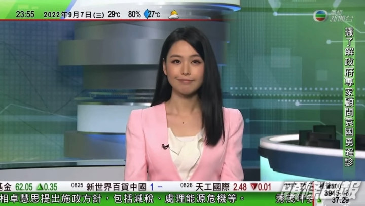 30歲新聞主播林婷婷2019年加入無線電視。