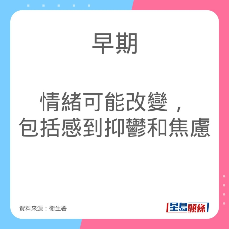 認知障礙癥病情發展及癥狀