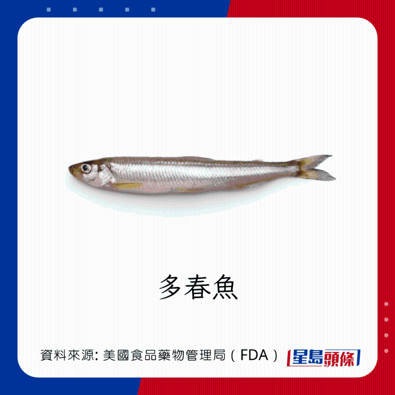 醫(yī)生列62種安全+危險魚類 最佳選擇 （汞含量最少）