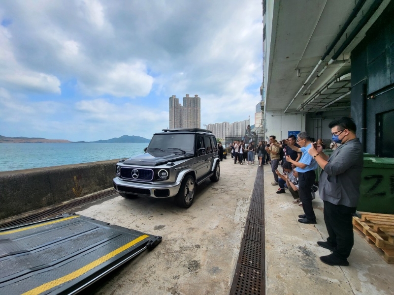 電動概念車平治EQG登陸香港。