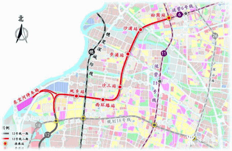 深圳5條地鐵線路年內開通。1