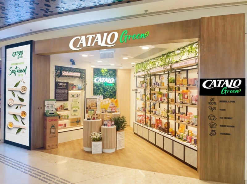 于觀塘APM及日出康城開設CATALO Green概念店，宣揚健康環保。